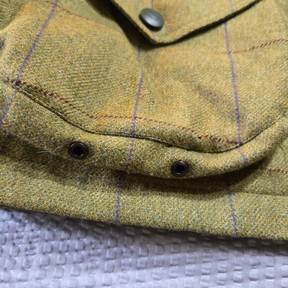 Laksen Scottish Wool Amaretta Gore-Tex Tweed Shooting Coat Men's 40 - Picture 10 of 14